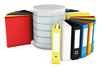 3d database with file holders