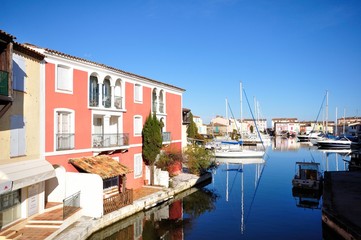 Obraz premium port Grimaud