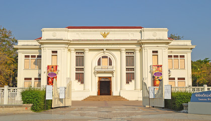 Obraz premium old court building in Chiangmai, Thailand