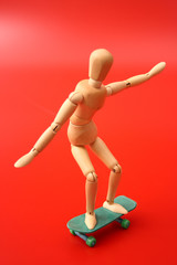 Dummy skating