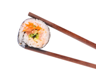 Sushi Sushi in chopsticks