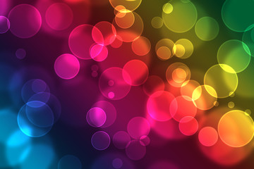 Rainbow disco lights