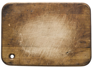 used wooden cutting board