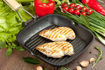Grilled chicken breast