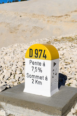 Level stone Mont Ventoux