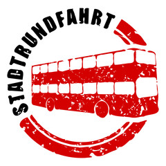stempel rund stadtrundfahrt I © WoGi