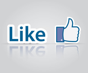 Like thumb up vector EPS10