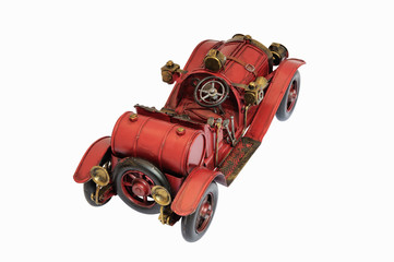 classic retro car isolated