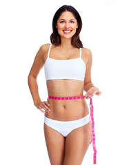 Obraz premium Young beautiful fitness woman.