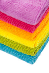 Staple of colorful towels