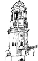 tower sketch