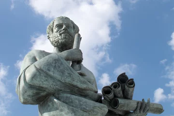 Photo sur Plexiglas Monument historique Statue d& 39 Aristote