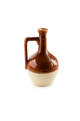 isolated ceramic  jug