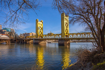 Towe Bridge in Sacramento Kalifornien © Siegfried Schnepf