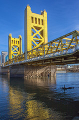 Towe Bridge in Sacramento Kalifornien