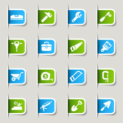 Label - Tools and Construction icons