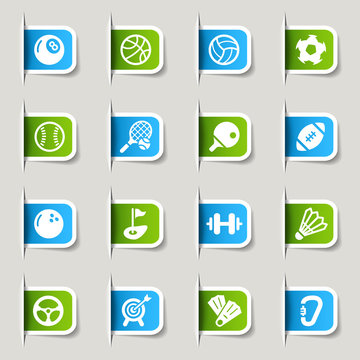 Label - Sport icons