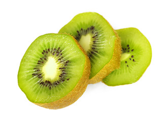 Ripe kiwi slices