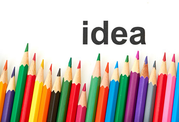 Multicolored pencils