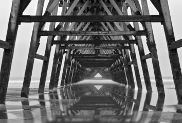 Photo sur Plexiglas Noir et blanc Porte de l& 39 océan