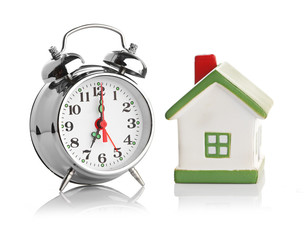 Toy House and alarm clock