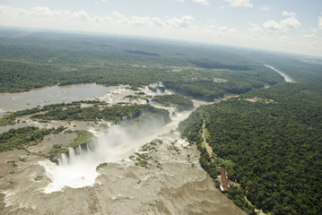 Iguassu Falls Aerial View