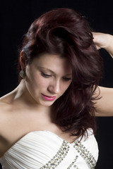 Close up portrait of beautiful  woman