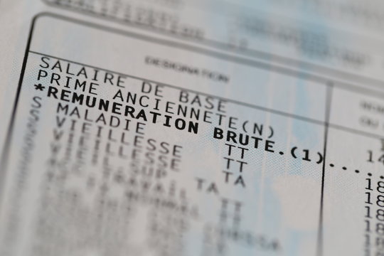 Détail Bulletin : Rémunération Brute