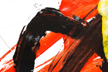 abstract background painted with gouache