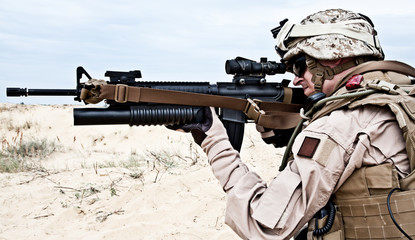 Fototapeta premium US marine