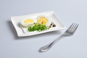 eggs and vegetables on a white plate 4