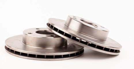 front brake disks and pads for a  car