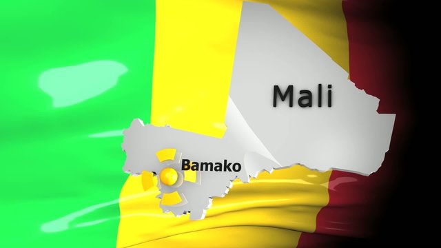 Crisis location map series, Mali.