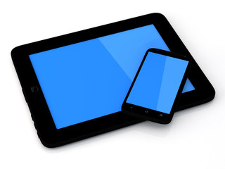 Tablet pc and smartphone