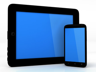 Tablet pc and smartphone