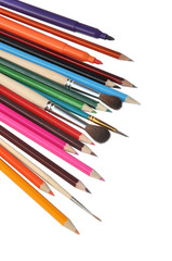 Colored pencils for kid  background