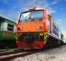 Obraz premium vintage train