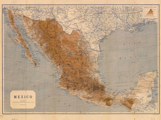 Mexico old map - 50050216