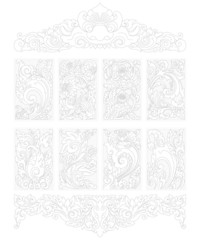 floral set traditional