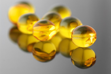 Fish oil capsules