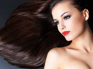 Beautiful woman with long hairs