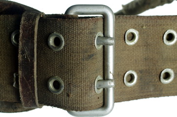 fragment of belt of safety
