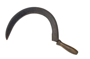 old rusty  sickle