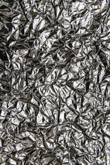 Background of aluminium foil