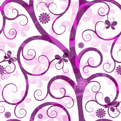 Seamless spring pattern