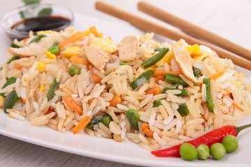vegetable fried rice