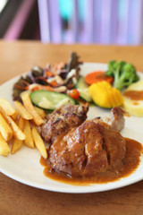 Filet mignon beef steak