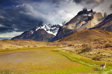 Papier Peint photo autocollant Cuernos del Paine Torres del Paine, Chile