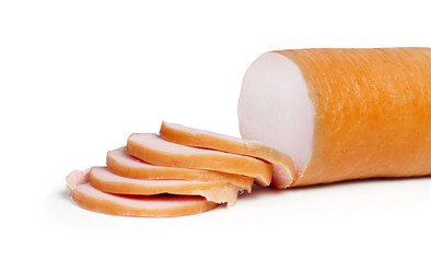 sausage isolated on white