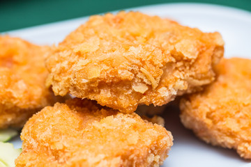 Fried shrimp cake